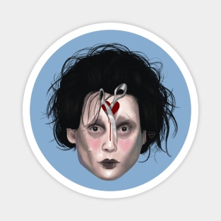 Edward Scissorhands BLUE Magnet